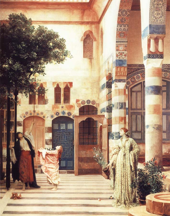 Lord Frederic Leighton Old Damascus The Jewish Quarter